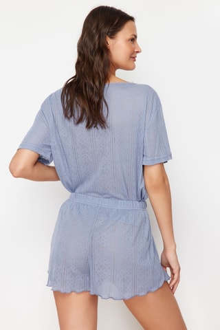 2 calções de pijama - Azul e rosa