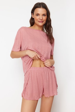 2 calções de pijama - Azul e rosa