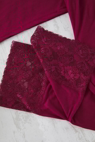 Pijama - Bordô