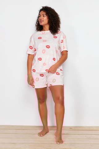 Pijama - Rosa e vermelho