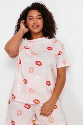 Pijama - Rosa e vermelho