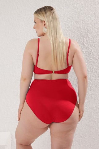 Parte de baixo de biquíni - Vermelho
