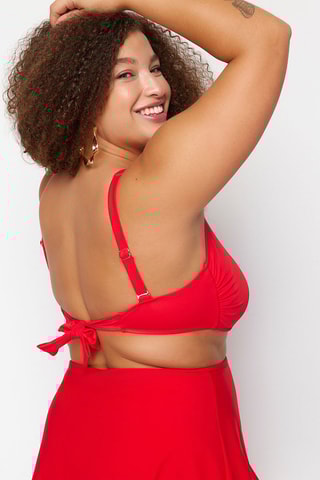 Parte de cima de biquíni - Vermelho