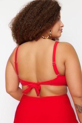 Parte de cima de biquíni - Vermelho