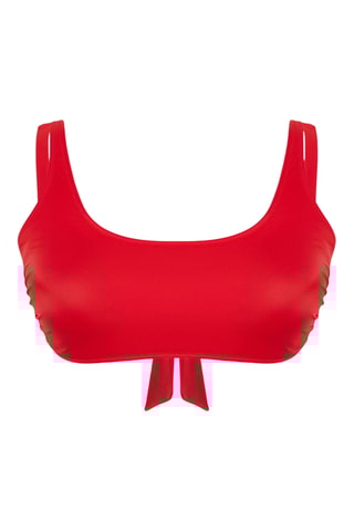 Parte de cima de biquíni - Vermelho