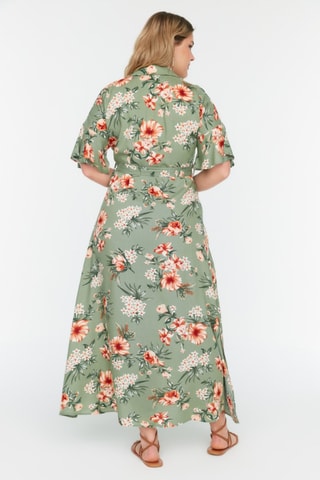Vestido-camisa - Verde