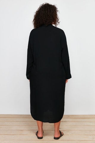Vestido-camisa - Preto