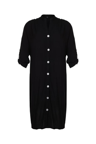 Vestido-camisa - Preto
