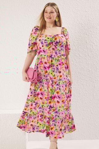 Vestido comprido - Rosa