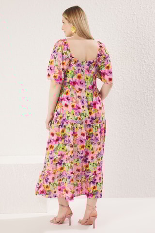 Vestido comprido - Rosa