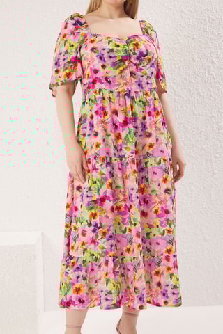 Vestido comprido - Rosa