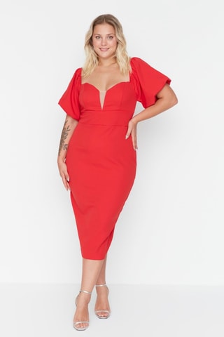 Vestido justo - Vermelho