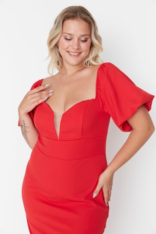 Vestido justo - Vermelho