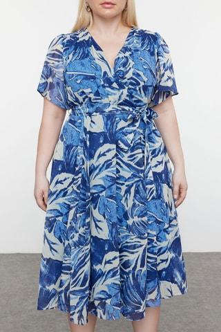 Vestido estilo patinadora - Azul