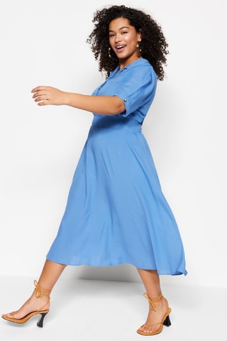 Vestido midi - Azul