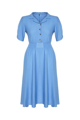 Vestido midi - Azul
