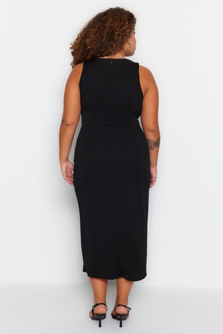 Vestido justo - Preto
