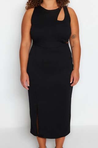 Vestido justo - Preto
