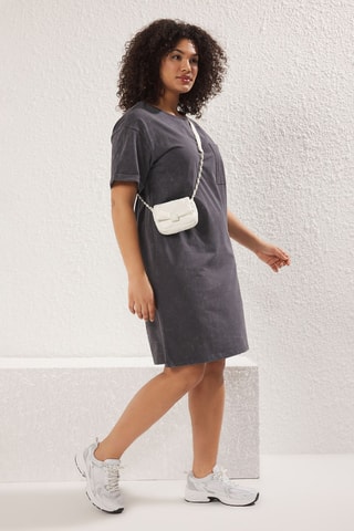 Vestido t-shirt - Antracite