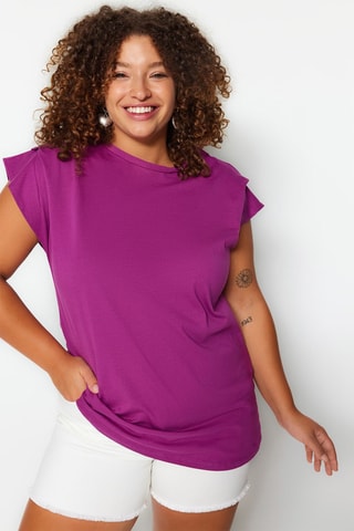 T-shirt oversize - Violeta