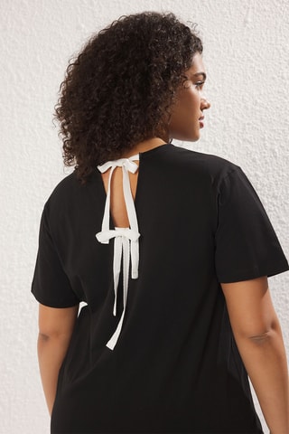 T-shirt oversize - Preto
