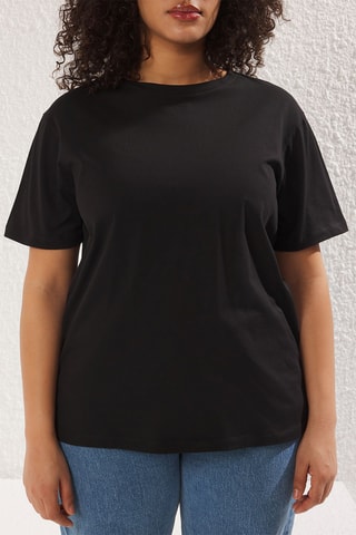 T-shirt oversize - Preto