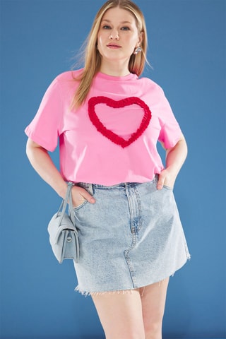 T-shirt oversize - Rosa