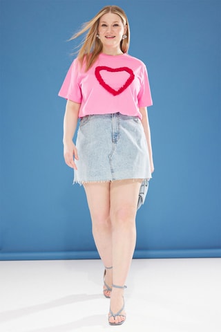 T-shirt oversize - Rosa