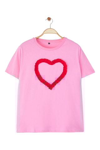 T-shirt oversize - Rosa