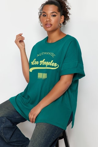 T-shirt oversize - Verde