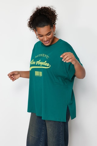 T-shirt oversize - Verde