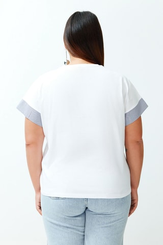 T-shirt oversize - Branco