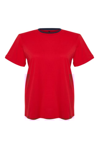 T-shirt oversize - Vermelho