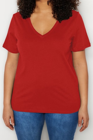 T-shirt oversize - Vermelho