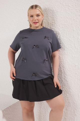 T-shirt oversize - Antracite