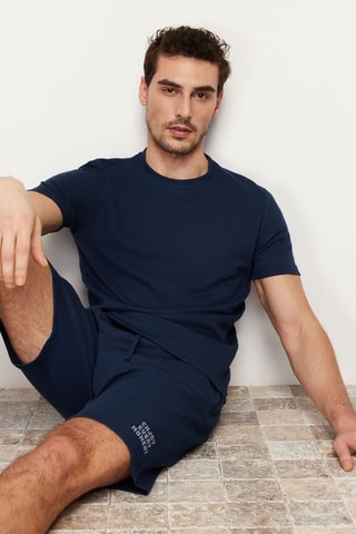Pijama - Azul-marinho