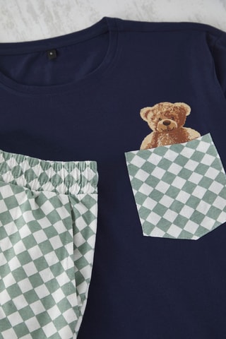 Pijama - Azul-marinho