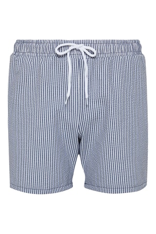 Calções de banho - Azul-marinho e branco