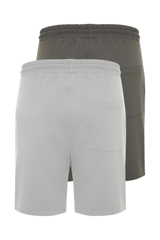 2 bermudas - Antracite e cinzento