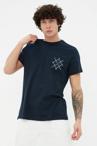 T-shirt - Azul-marinho