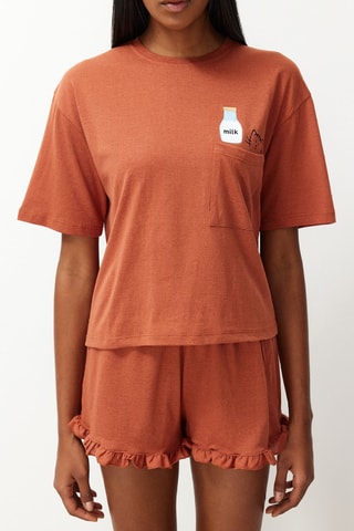 Pyjama - Rouge brique