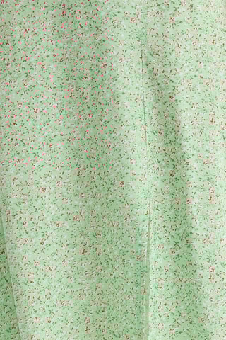 Saia midi de cintura alta - Verde