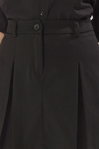 Minissaia de cintura alta - Preto