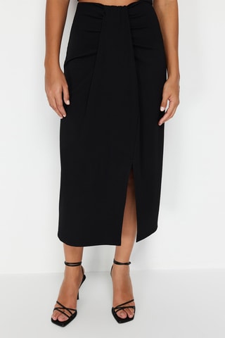 Saia midi - Preto