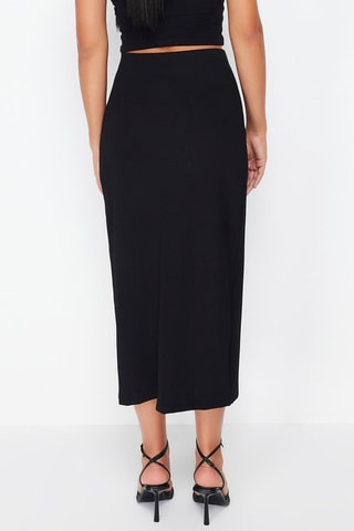 Saia midi - Preto