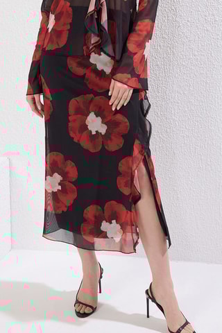 Saia direita - Preto