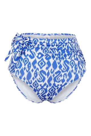 Culotte taille haute - Bleu et blanc