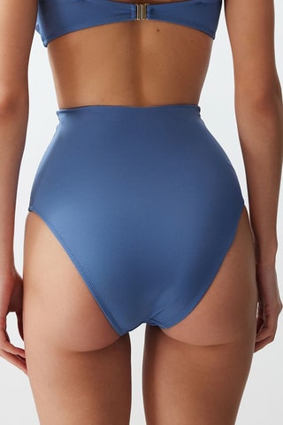 Culotte taille haute - Bleu