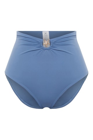 Culotte taille haute - Bleu