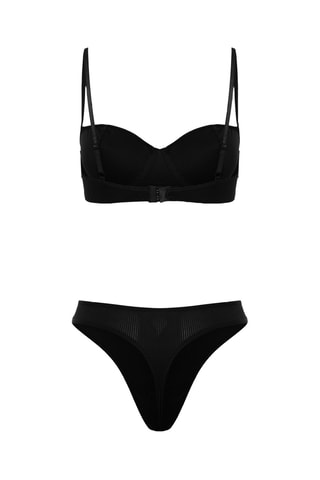 Soutien e string - Preto